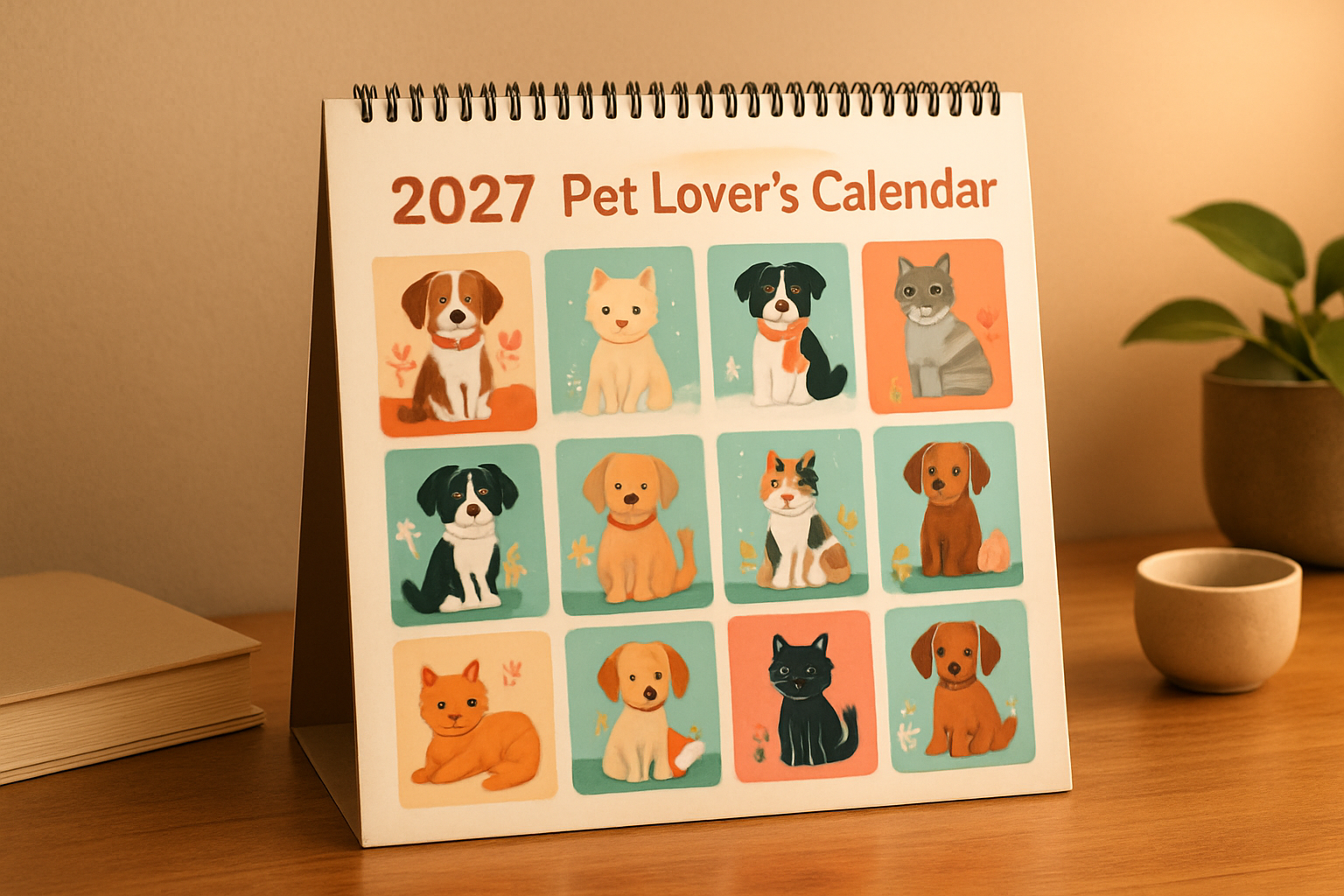 2027 Pet Lover's Printable Calendar
