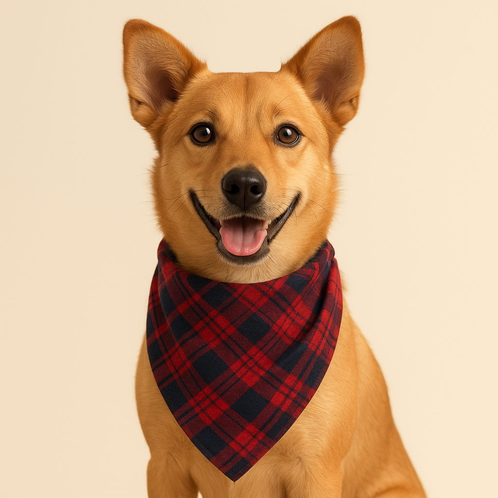 Classic Plaid Bandana — Paw & Found pet product
