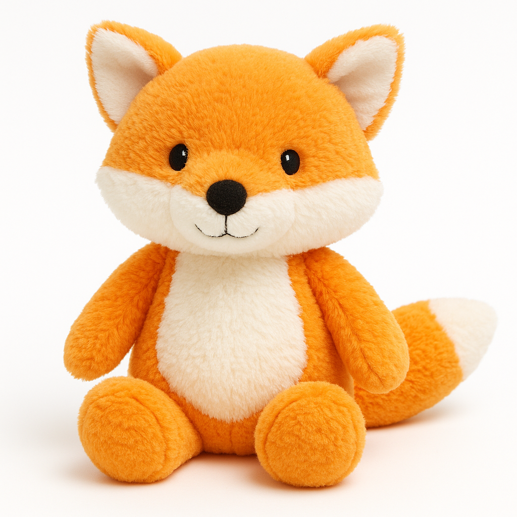 Plush Squeaky Fox Toy — Paw & Found pet product